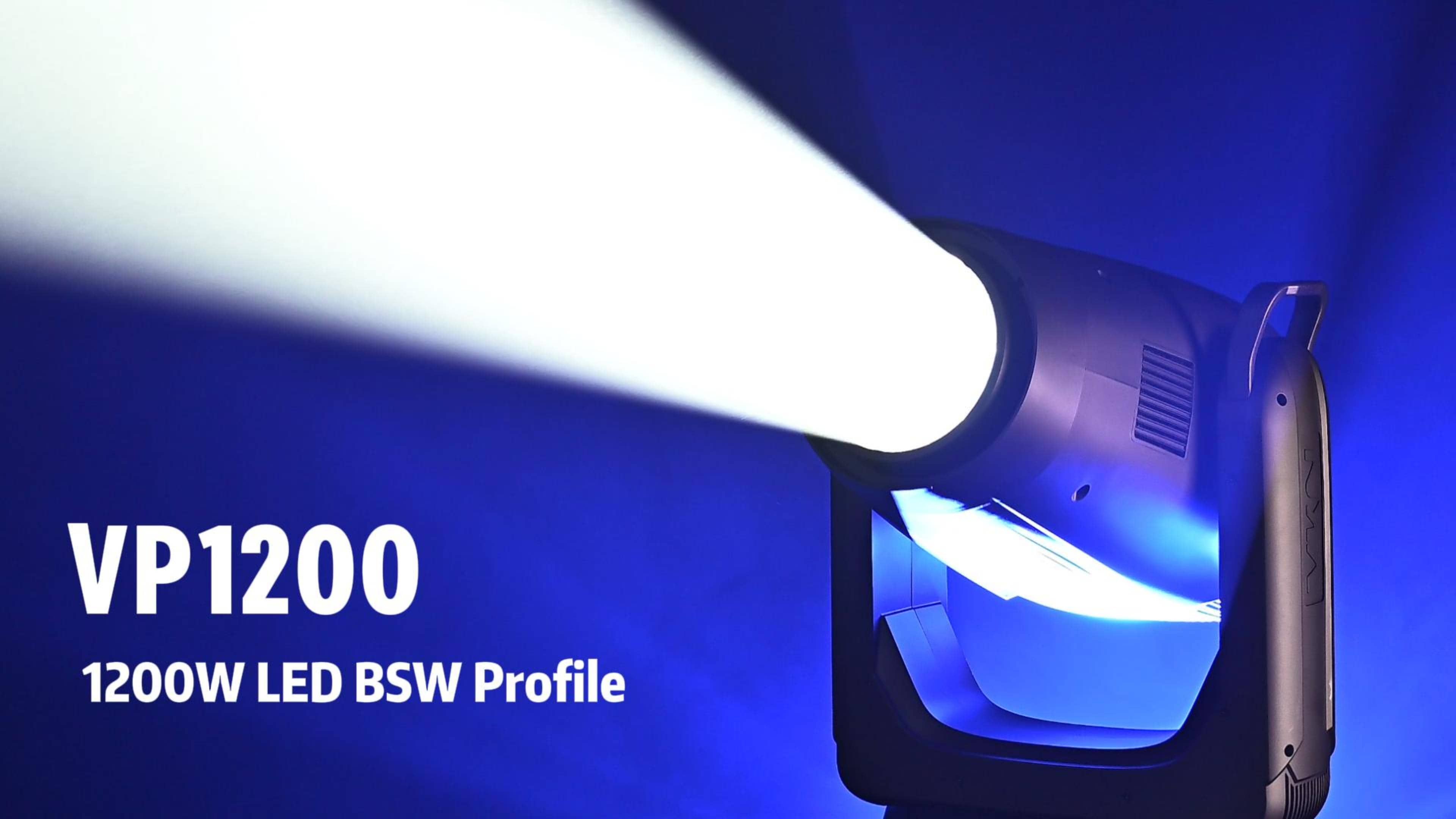 VP1200 Testa mobile a profilo BSW da 1200 W